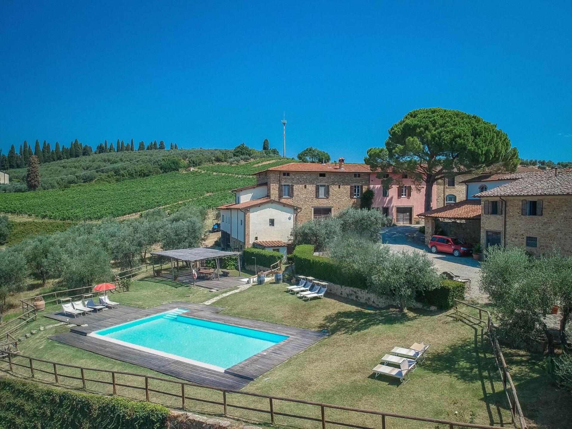 Fattoria Le Fonti Apartman Poggibonsi Kültér fotó